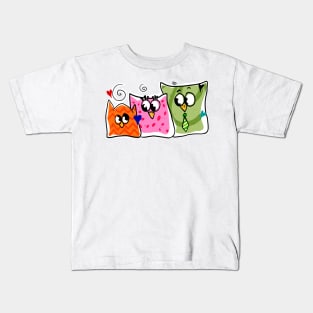 the three owls Kids T-Shirt